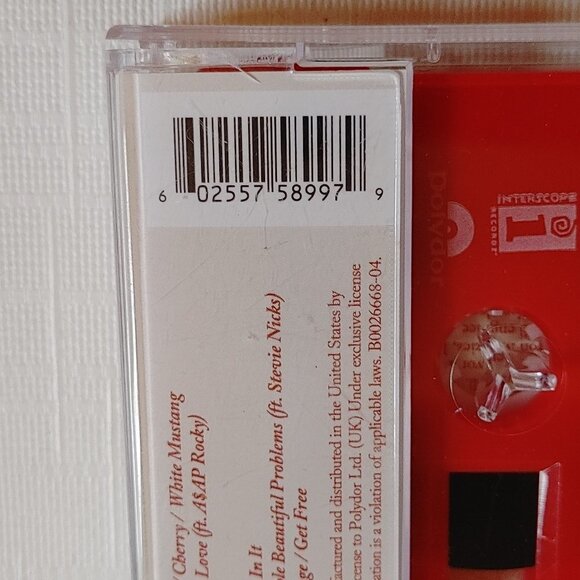Lana Del Rey Lust For Life Red Cassette Tape 2017 - Picture 5 of 6